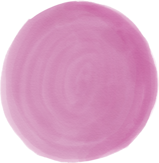 Watercolor Pastel Pink Circle